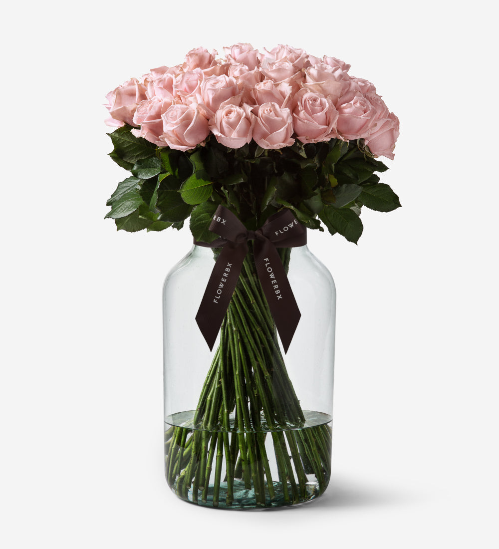 50 ROSES VASE SET